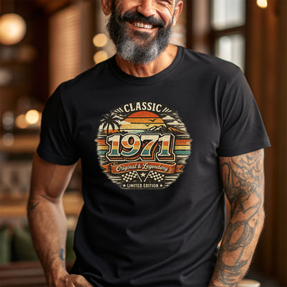 Vintage 1971 Classic Birthday Shirt – Retro Birth Year T-Shirt
