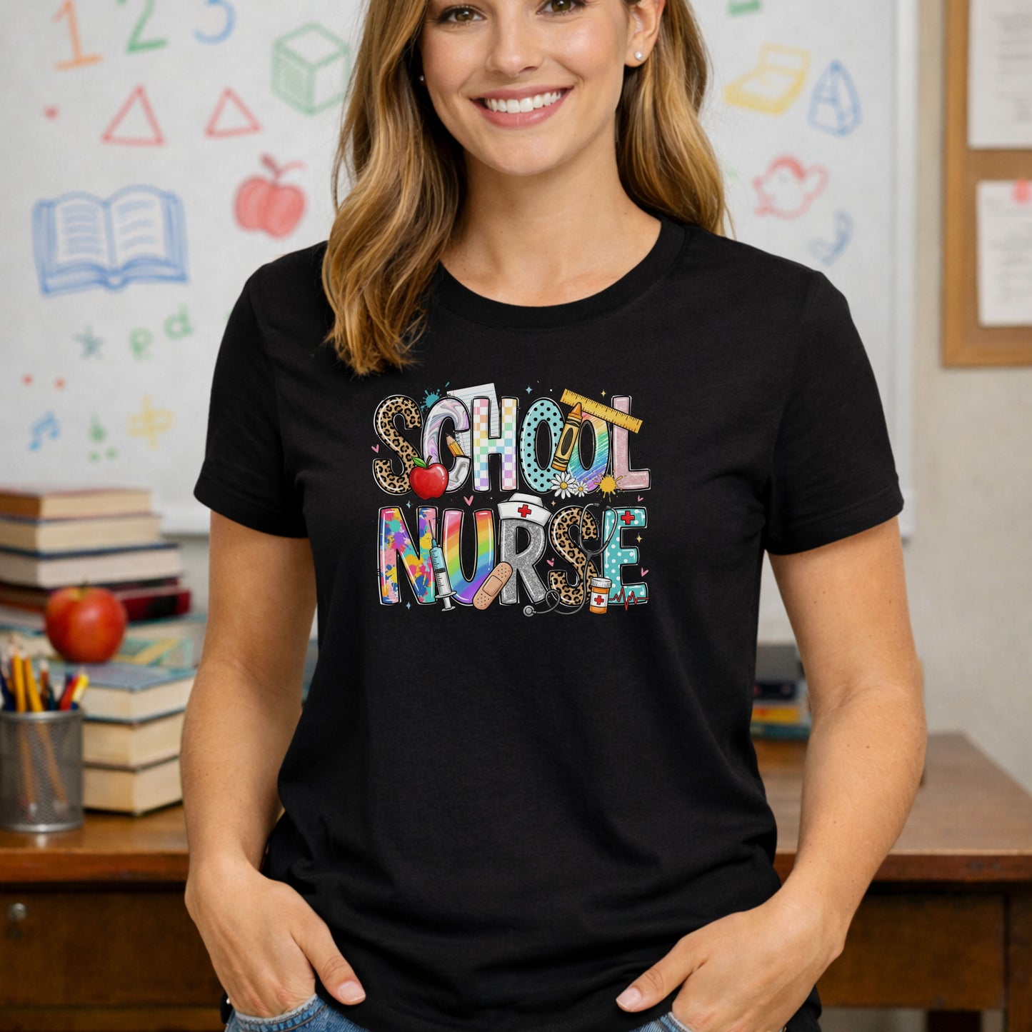 School Nurse Shirt – Cute Nurse Life T-Shirt – Back to School Nurse Tee – Medical Staff Gift – Nurse Appreciation Shirt