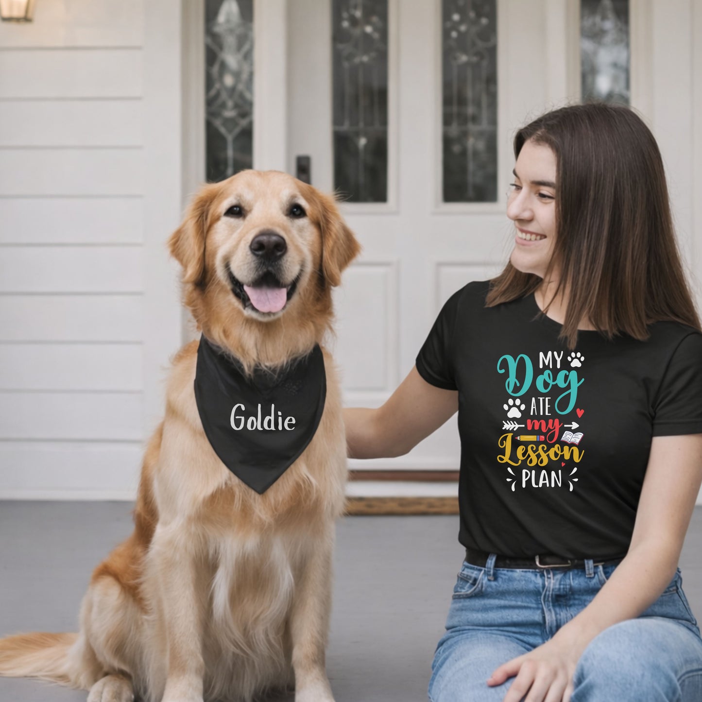 My Dog Ate My Lesson Plan Shirt | Funny Teacher T-Shirt | Dog Lover Teacher Tee | Back To School Shirt | Teacher Life Gift