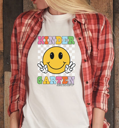 Kindergarten - Fun Grade Level Teacher Team Shirt | Staff Favorite