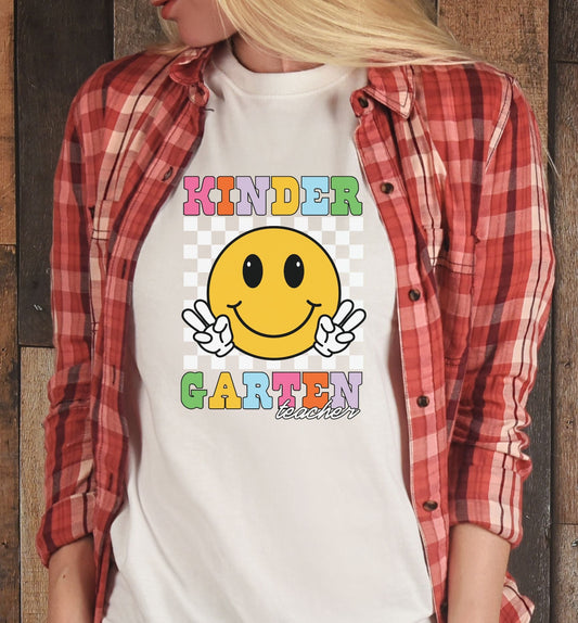 Kindergarten - Fun Grade Level Teacher Team Shirt | Staff Favorite