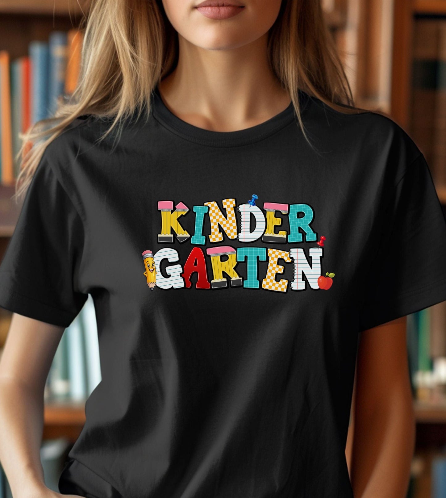 Kindergarten Teacher Team Shirt | Colorful School Staff Tee | Back To School Teacher Gift