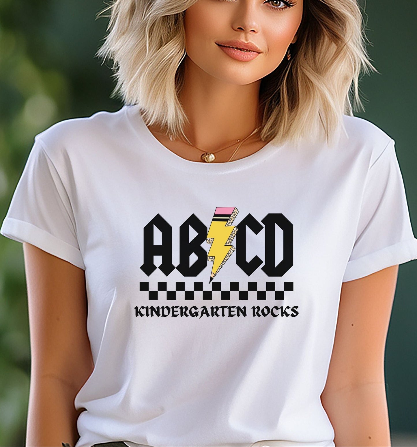 Kindergarten Rocks - Fun Grade Level Teacher Team Shirt for Everyday Fun