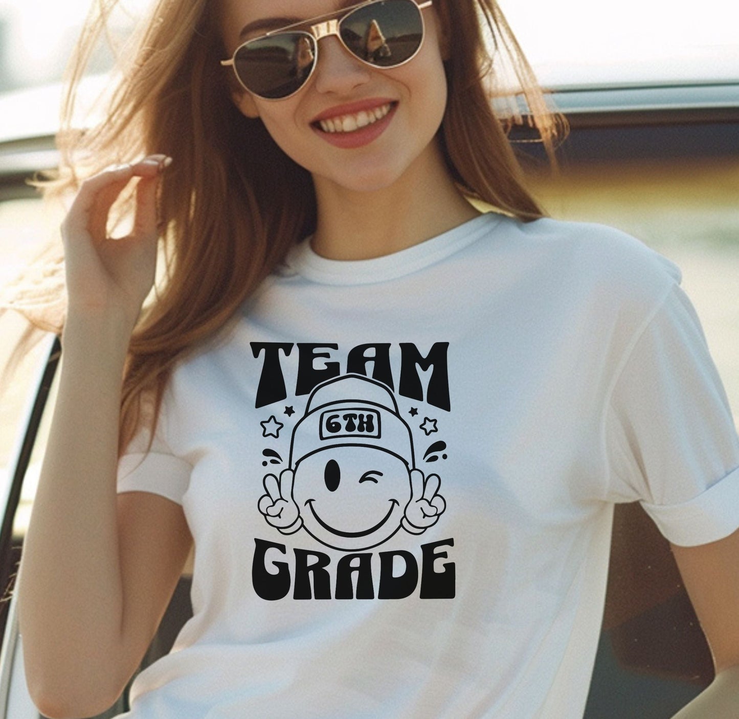 Team Sixth Grade Shirt - Perfect for Passing On A Smile