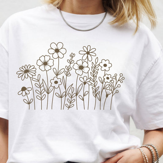 Floral Graphic Tees – Inspirational & Botanical Aesthetic T-Shirts for Women