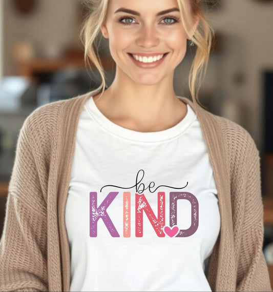 Be Kind T-Shirt – Inspirational Quote Graphic Tee