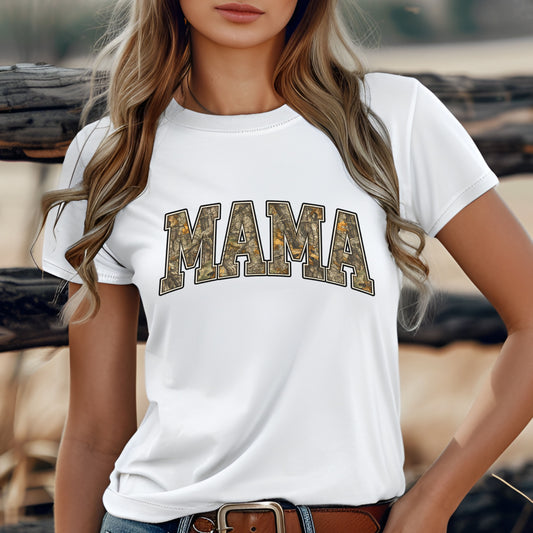 Mama Camo Graphic Tee – Stylish Everyday Mom Shirt