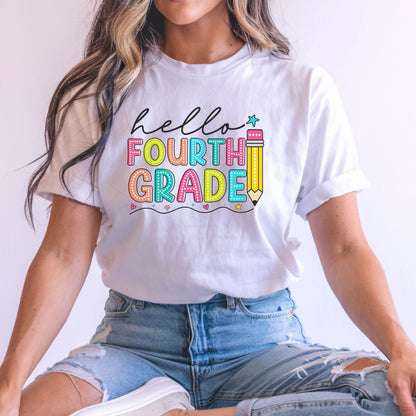 Copy of Third Grade Kids' T-Shirt — Colorful Back-to-School Cute School Spirit Tee