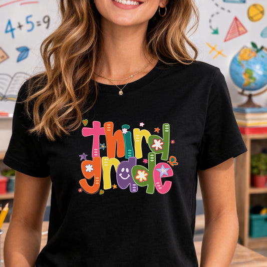 Groovy Back-to-School Collection | Retro Grade Level Team Tees