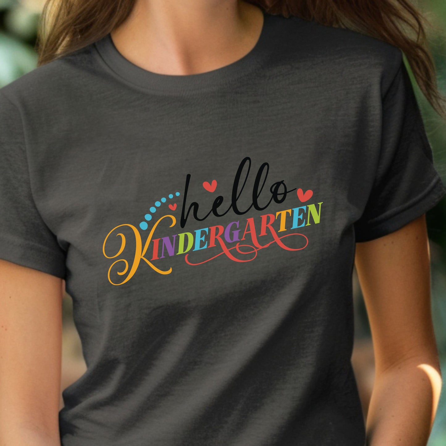 Hello Grade Teacher Shirts | Retro Back to School Graphic Tees | Preschool, Pre-K, Kindergarten, First, Second & Third Grade Teacher Shirt | Gildan 64000 Softstyle Tee
