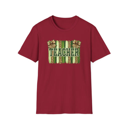 School Spirit Collection - Leopard Stripe T-Shirt