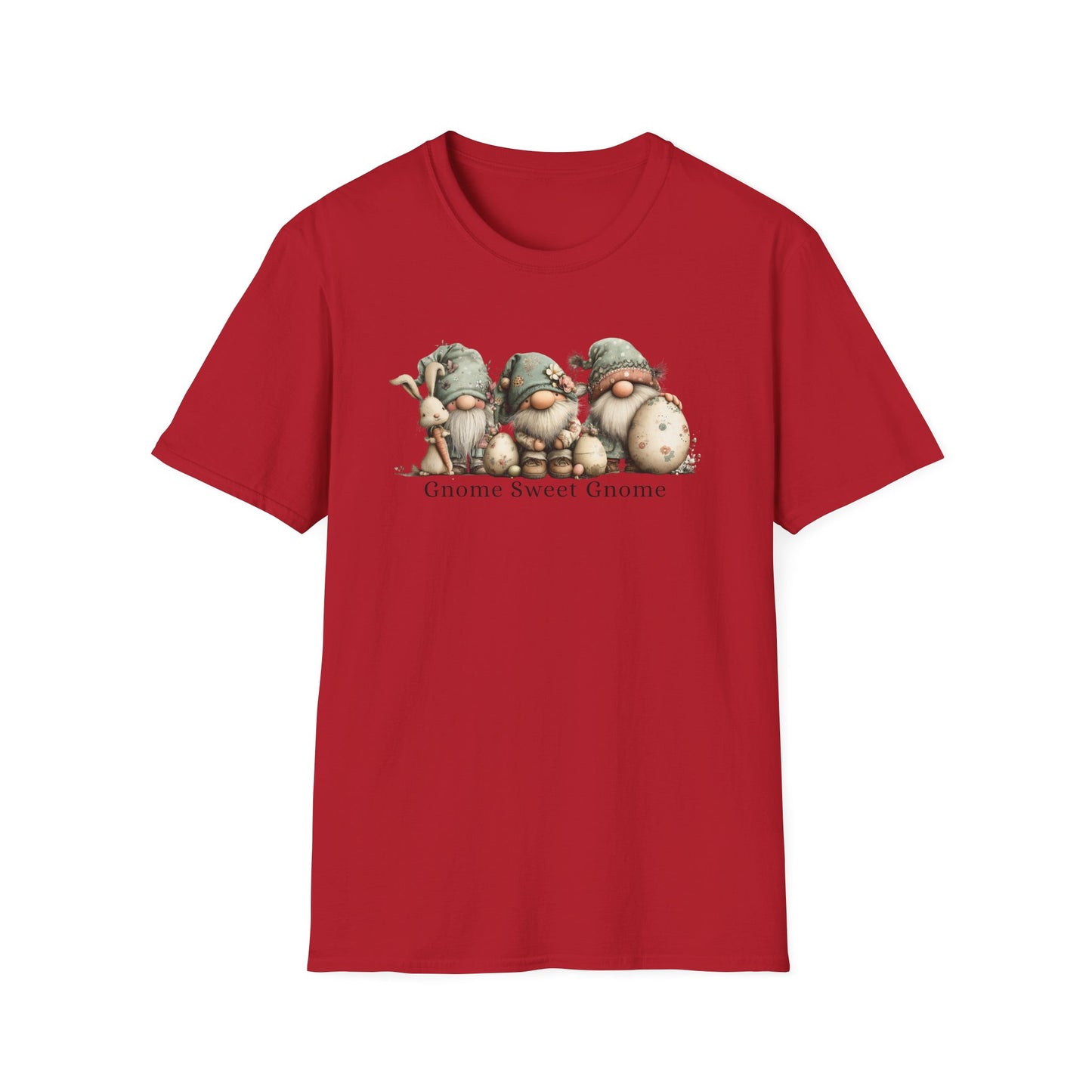 Gnome Sweet Gnome T-Shirt — Cute Woodland Gnome Trio Tee