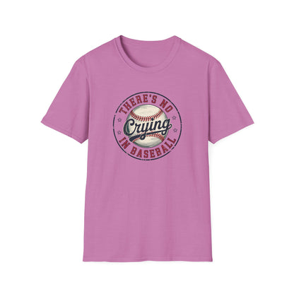 There’s No Crying in Baseball Shirt – Funny Baseball Graphic Tee | Game Day Shirt | Vintage Style Baseball Fan T-Shirt