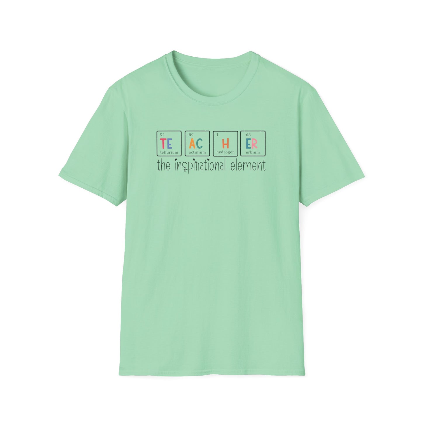 Teacher Periodic Table Shirt | Teacher The Inspirational Element Graphic Tee | Science Teacher Gift