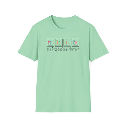 Teacher Periodic Table Shirt | Teacher The Inspirational Element Graphic Tee | Science Teacher Gift
