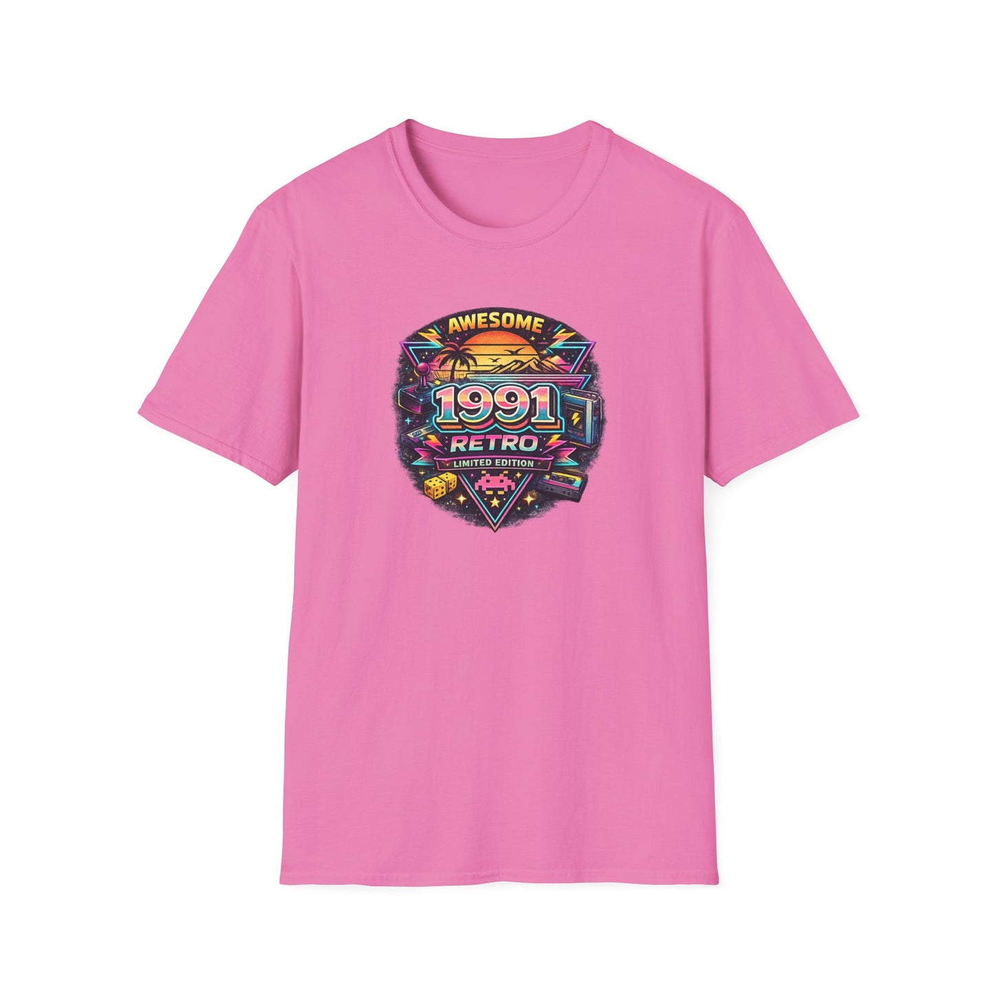 Vintage 1990 Retro Shirt – 90s Nostalgia Graphic Tee | Retro Gamer Aesthetic T-Shirt