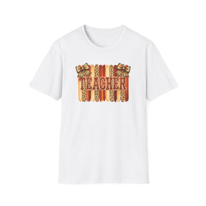 School Spirit Collection - Leopard Stripe T-Shirt