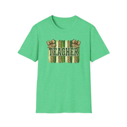 School Spirit Collection - Leopard Stripe T-Shirt