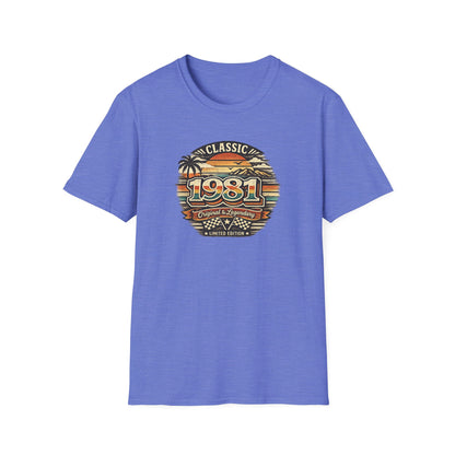Vintage 1981 Classic Birthday Shirt – Retro Birth Year T-Shirt