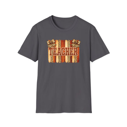 School Spirit Collection - Leopard Stripe T-Shirt
