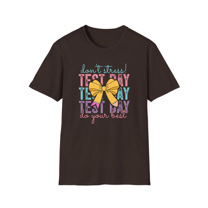 Motivational Testing Shirt – Cute Teacher Tee for State Exams | Encouragement Test Day Outfit - Test Day