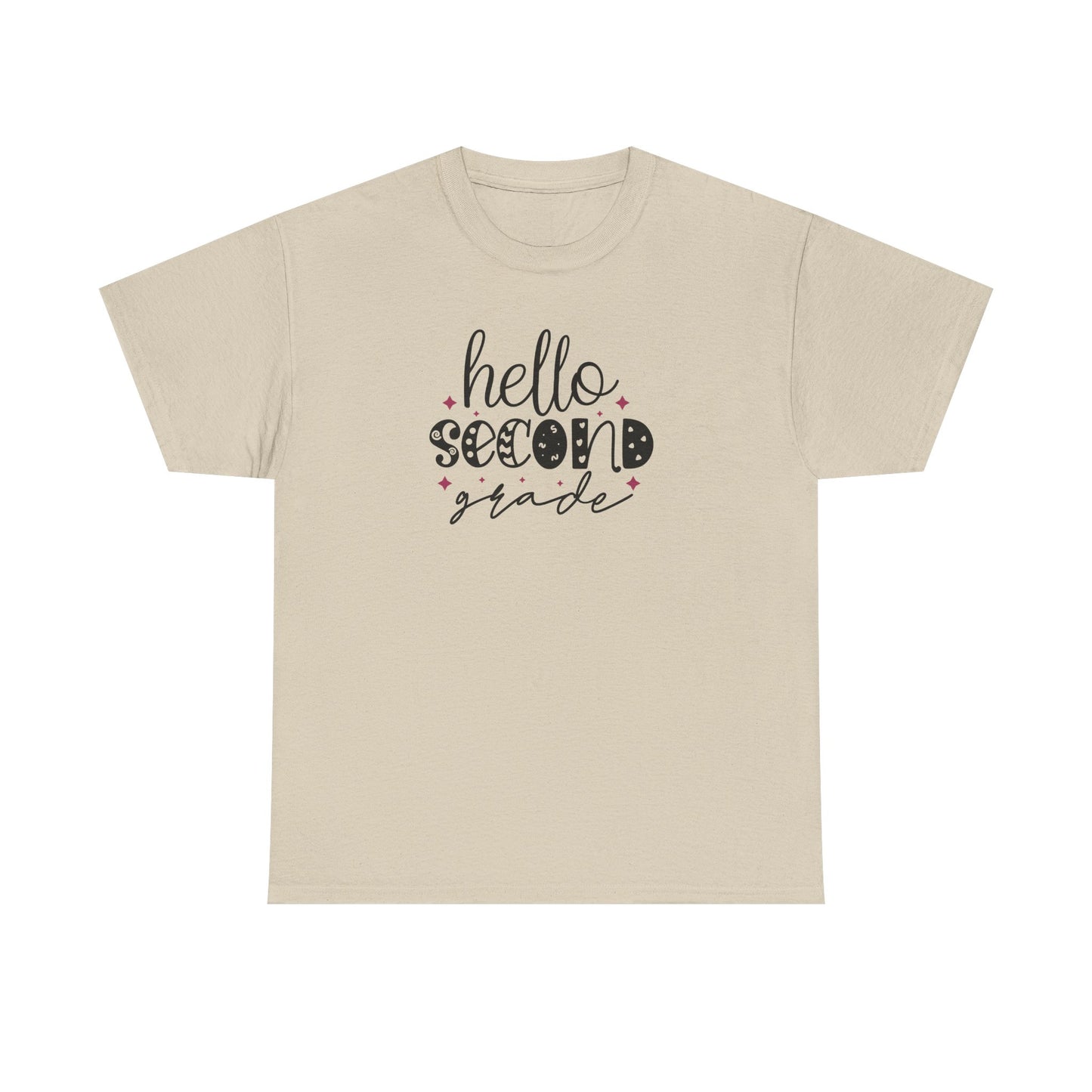 Hello Second Grade - Perfect Grade Level Teacher Team Shirt - Favorite
