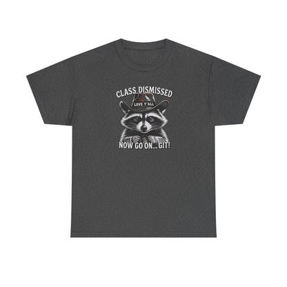 Raccoon Graphic Tee - Class Dismissed Raccoon Teacher Shirt