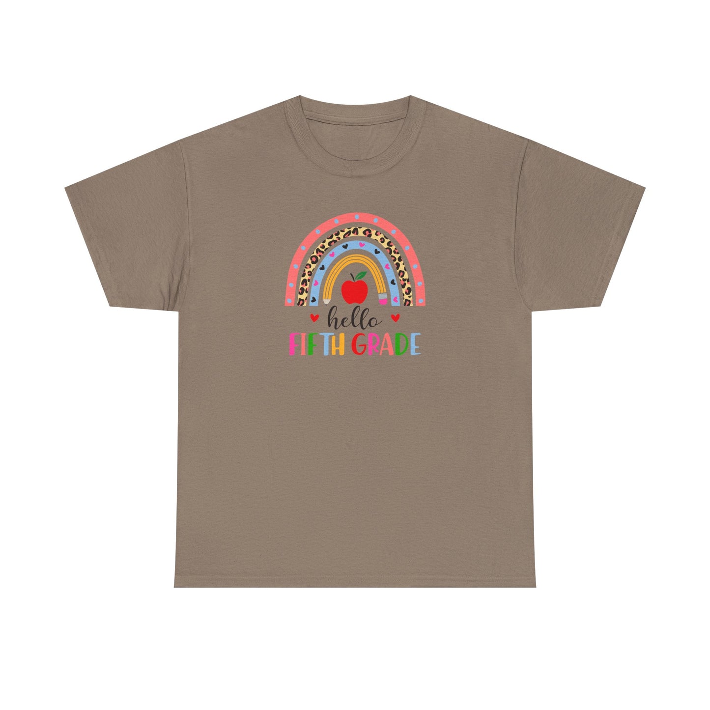 Fifth Grade Rainbow Team T-Shirt - Perfect for Teacher Teams