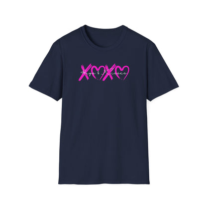 XOXO Hugs & Kisses Valentine Heart Graphic T-Shirt
