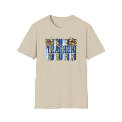 School Spirit Collection - Leopard Stripe T-Shirt