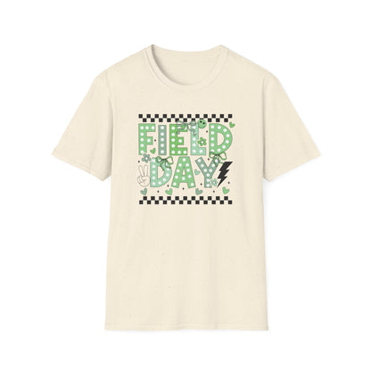 Cute Green Polka Dot School Field Day T-Shirt