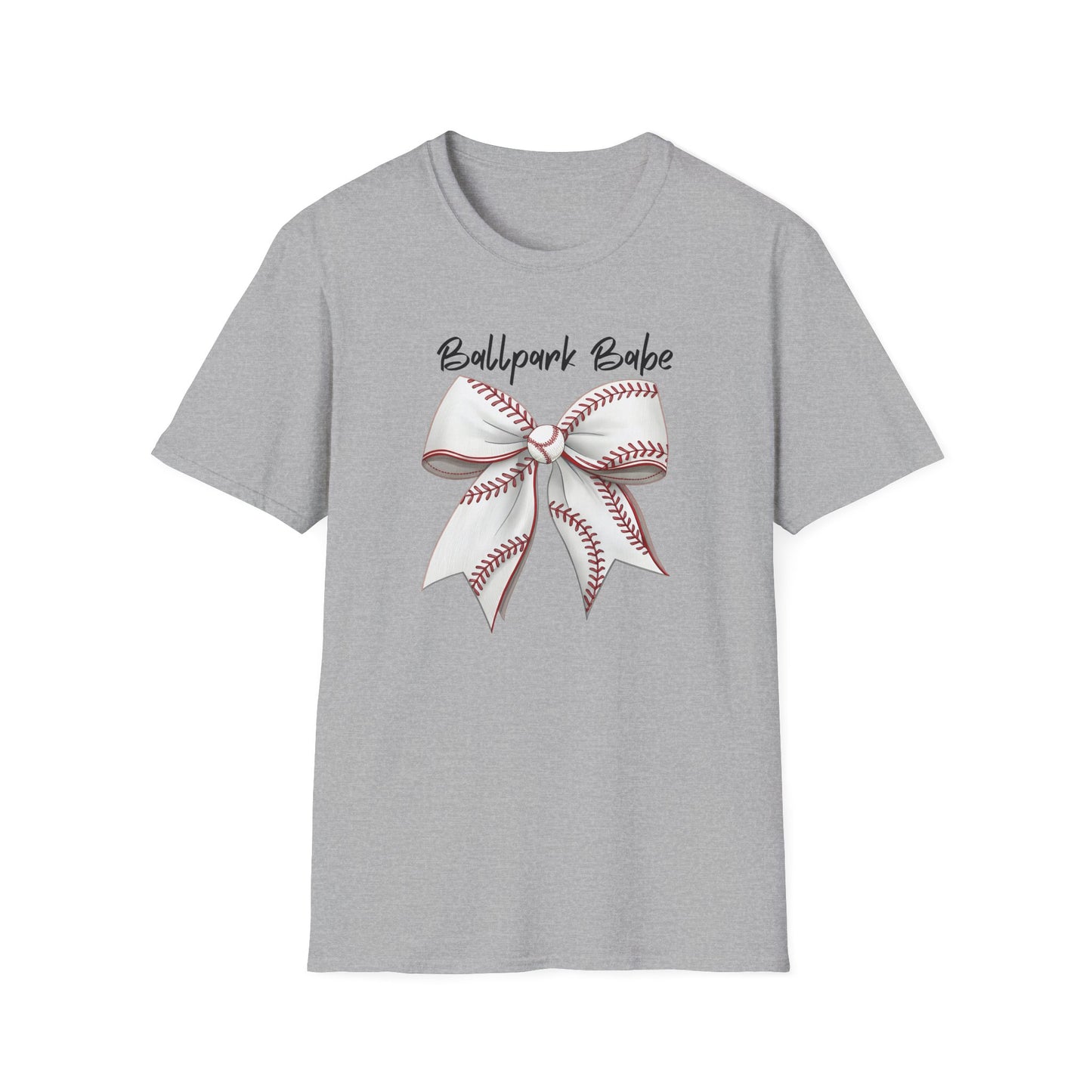 Baseball Babe Bow Graphic – Cute Baseball Stitch Bow Design