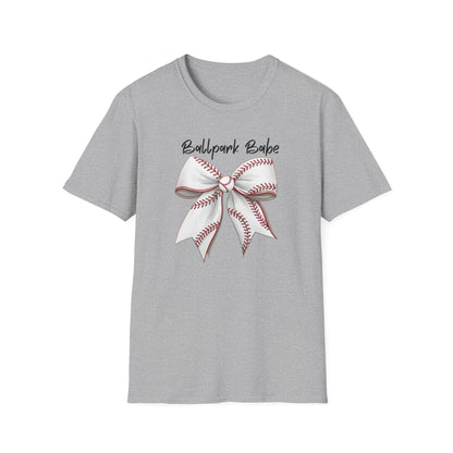 Baseball Babe Bow Graphic – Cute Baseball Stitch Bow Design