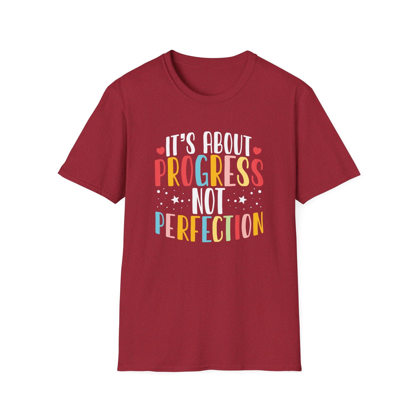 Progress Not Perfection T-Shirt — Teacher State Testing T-Shirt - Motivational Inspirational Tee