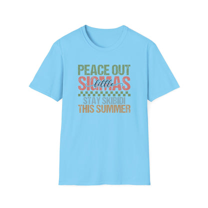 Peace Out Teacher Shirt – Funny Last Day of School Tee