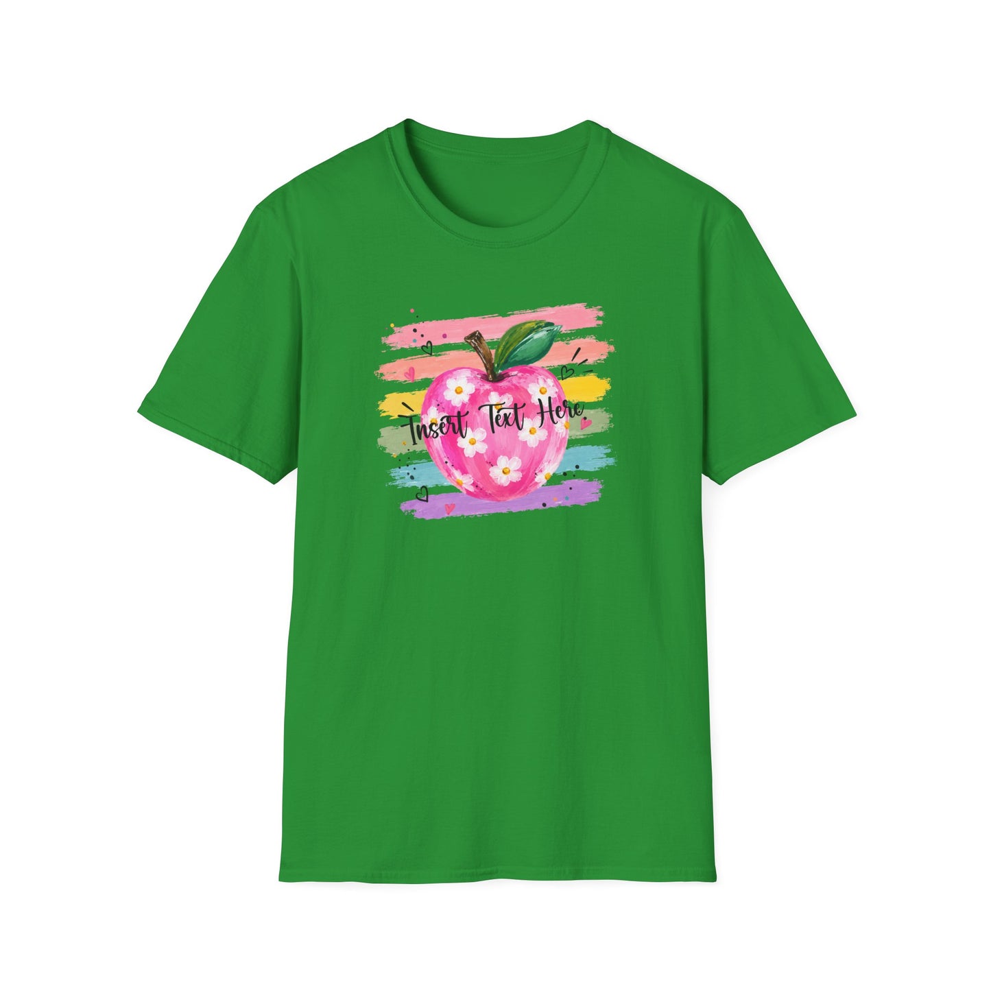 Personalized Teacher Apple Shirt | Custom Teacher Name or Grade Level Tee