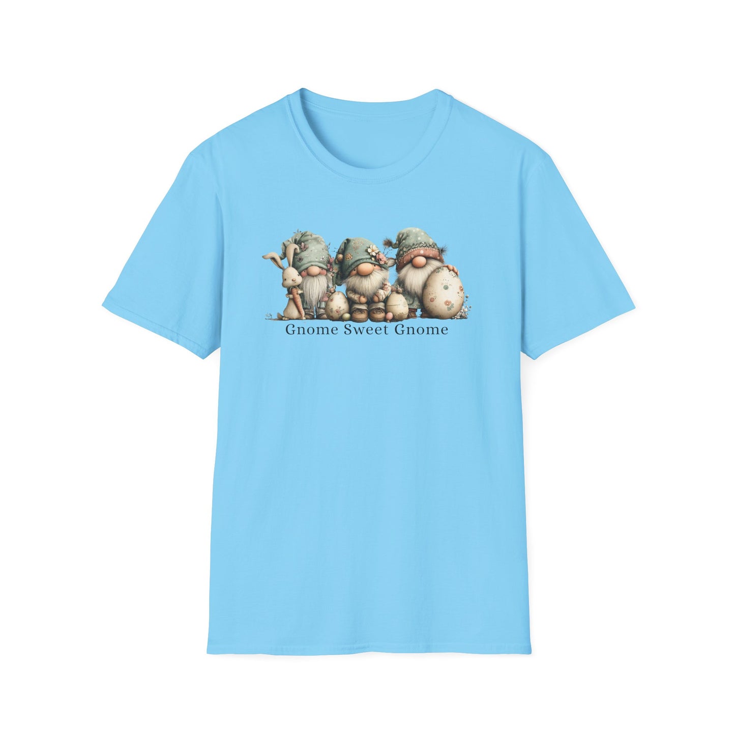 Gnome Sweet Gnome T-Shirt — Cute Woodland Gnome Trio Tee