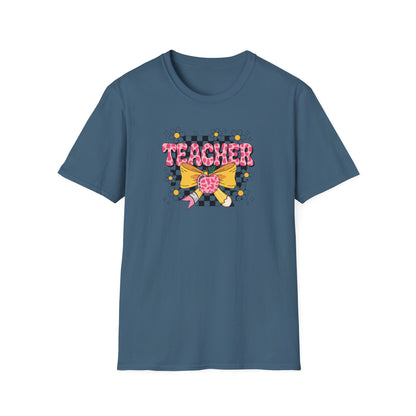 Back to School Teacher Tee with Cute Bow