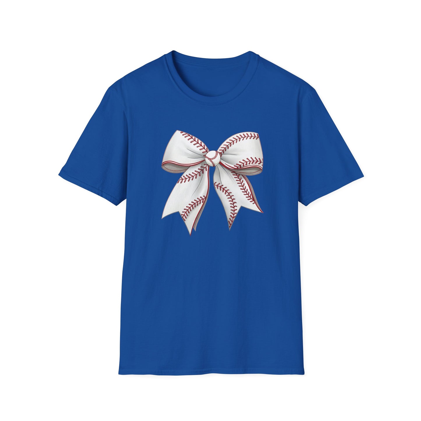 Baseball Bow Shirt – Cute Baseball Graphic Tee for Women | Softball Bow Game Day Shirt | Sports Mom Trendy T-Shirt
