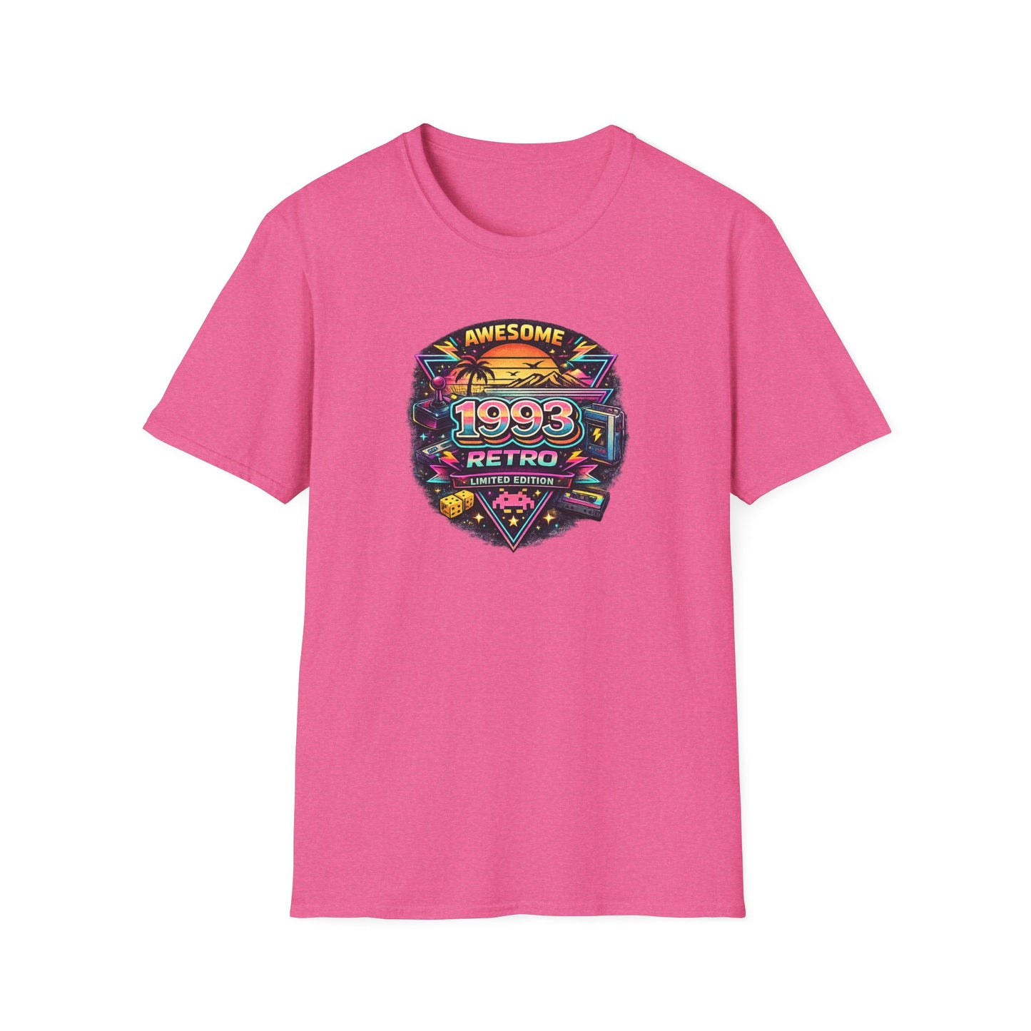 Vintage 1993 Retro Shirt – 90s Nostalgia Graphic Tee | Retro Gamer Aesthetic T-Shirt