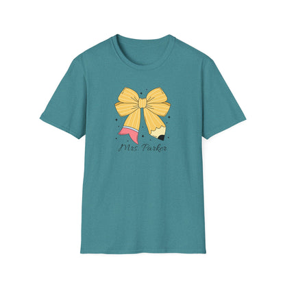 Personalized Pencil Bow Tee