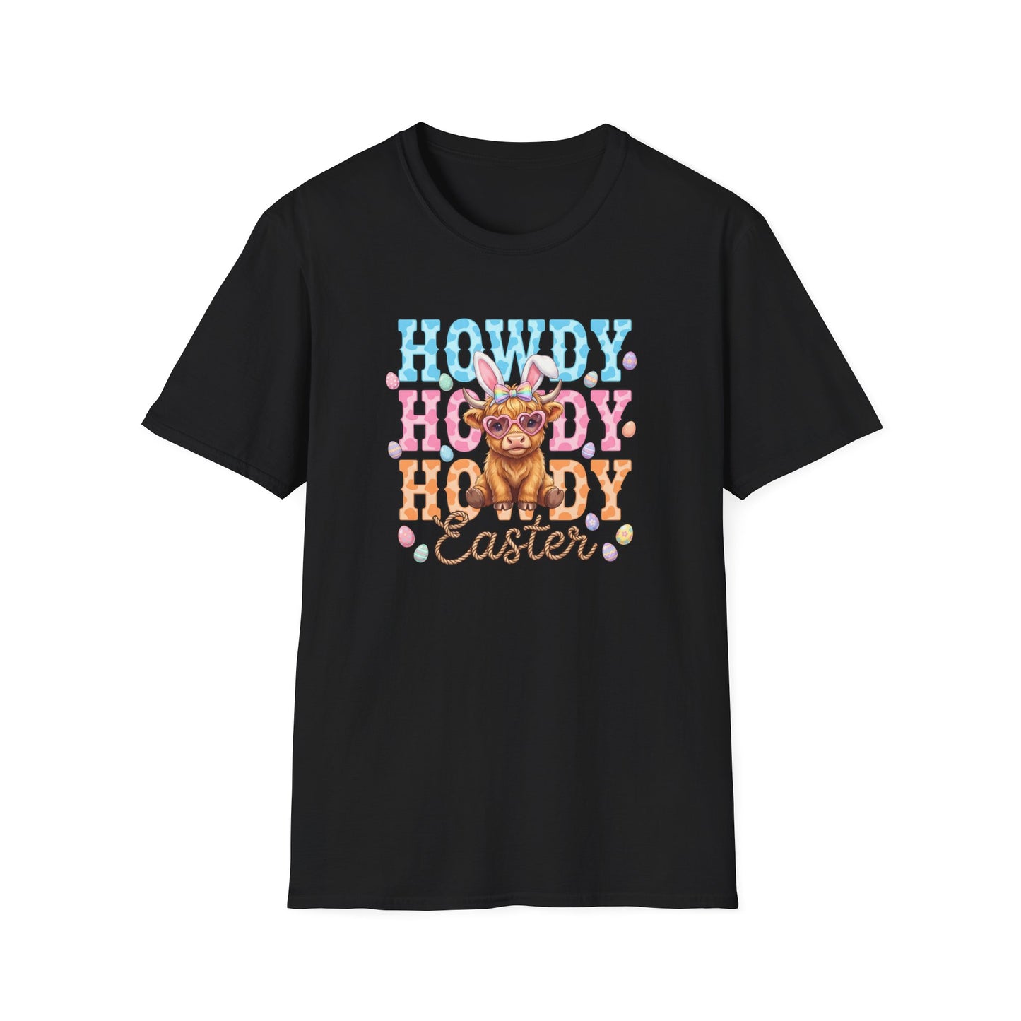 Howdy Easter Tee — Cute Bunny Cowpoke Graphic T-Shirt