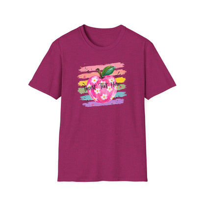 Personalized Teacher Apple Shirt | Custom Teacher Name or Grade Level Tee