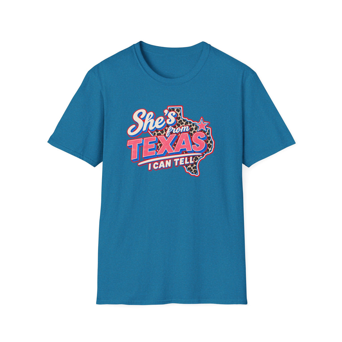 She’s From Texas I Can Tell Shirt | Retro Western Texas Graphic Tee | Southern Cowgirl T-Shirt