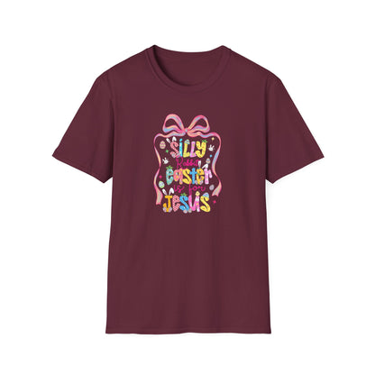 Silly Rabbit Easter Shirt, He Is Risen Christian Easter Tee, Religious Easter T-Shirt, Faith Based Spring Shirt, Cute Church Easter Outfit