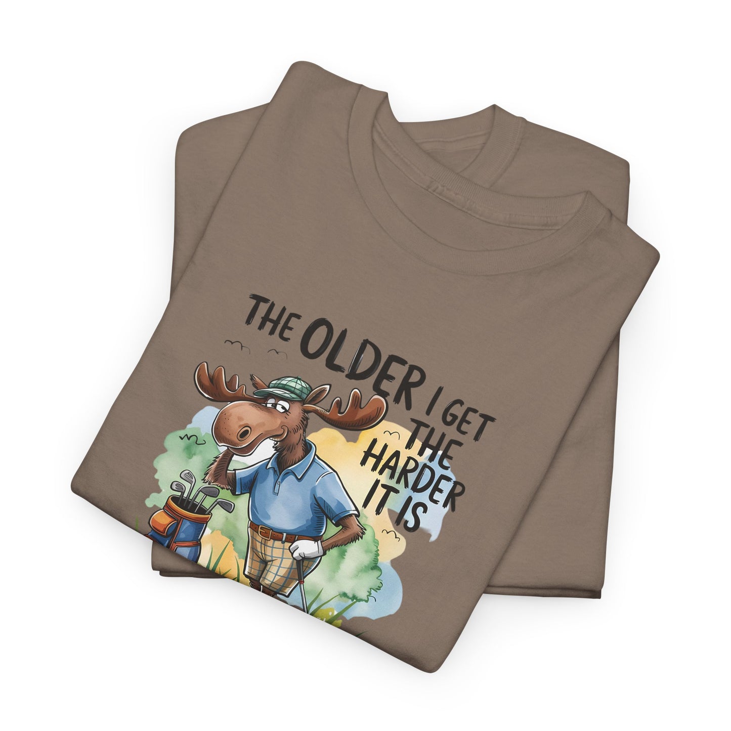 "The Older I Get the Harder It Is to Find My Balls" Funny Golf Shirt — Golf Humor T-Shirt
