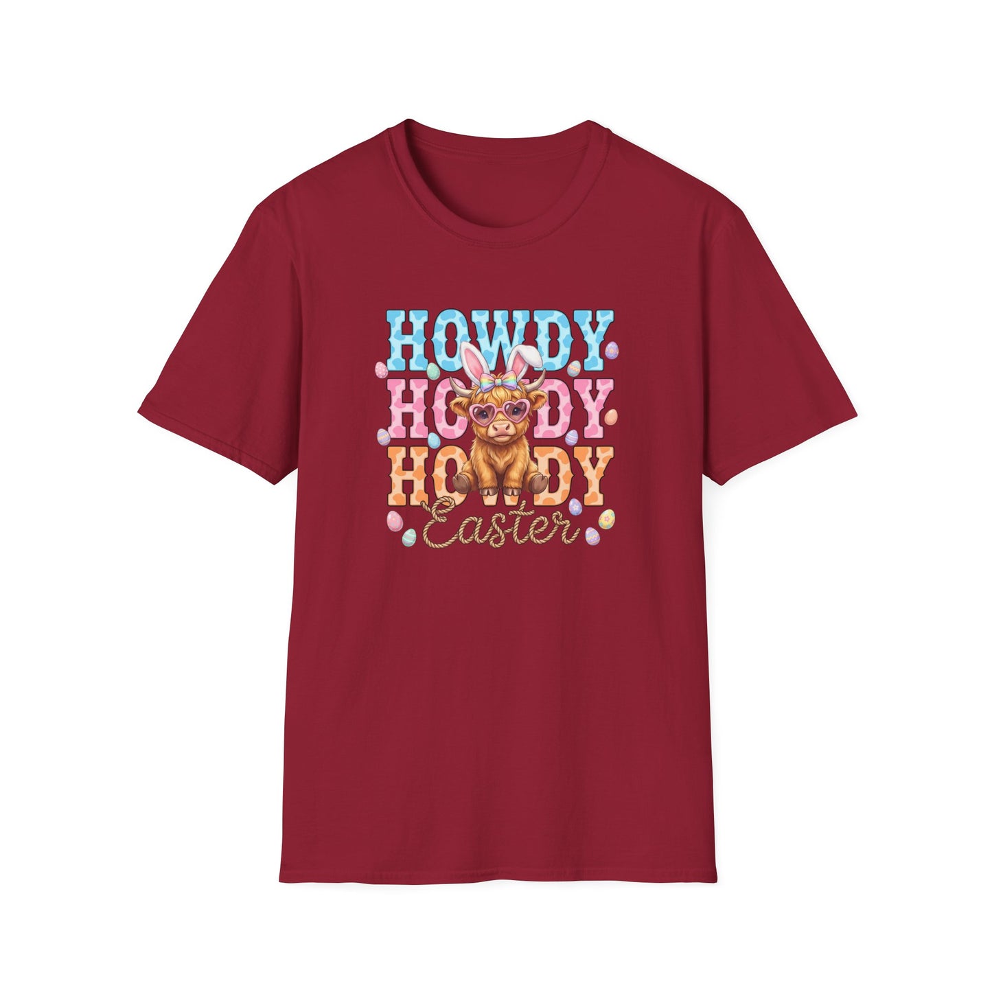 Howdy Easter Tee — Cute Bunny Cowpoke Graphic T-Shirt