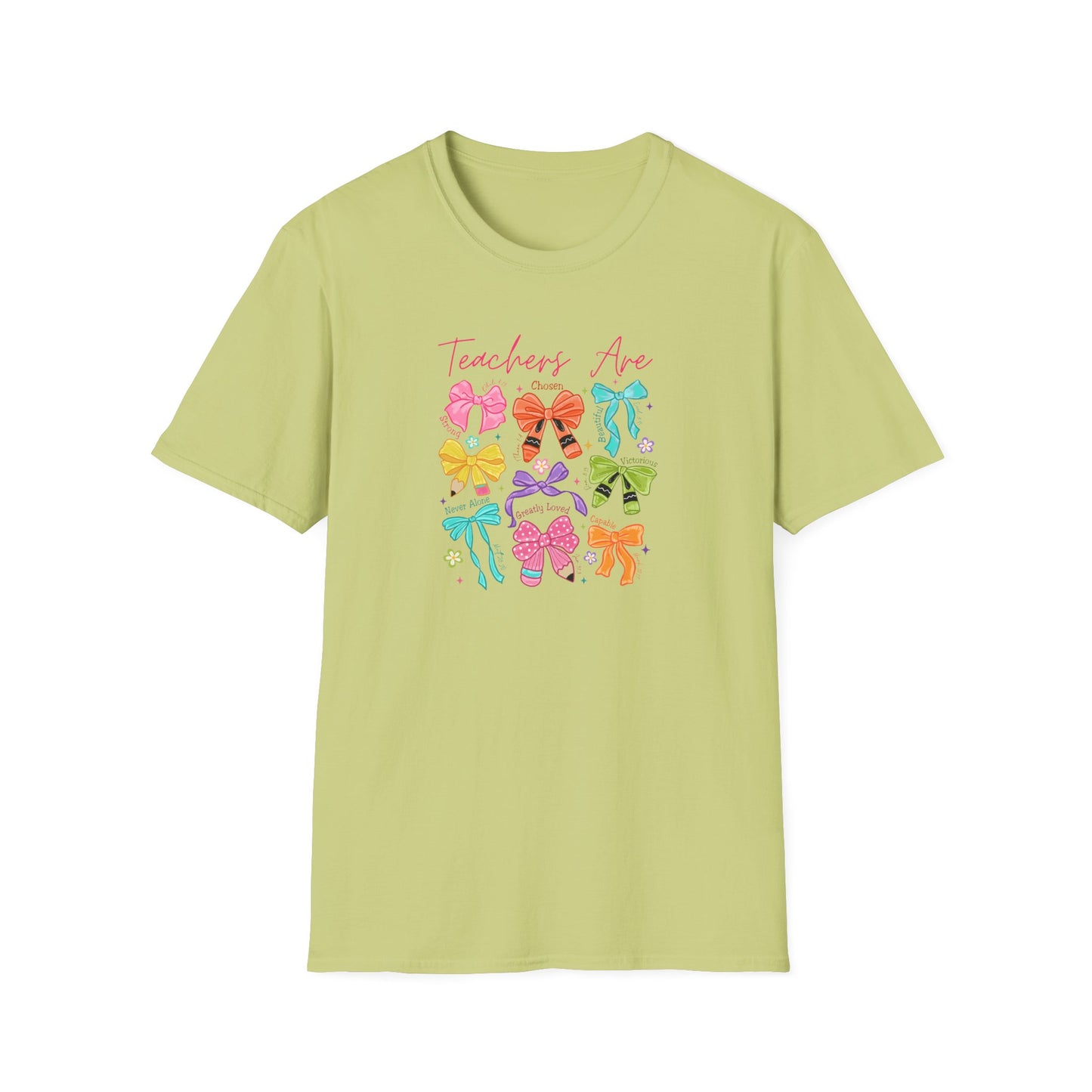 Teacher Life T-Shirt – Colorful Hair Bow Teacher Mom Gift