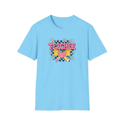Back to School Teacher Tee with Cute Bow