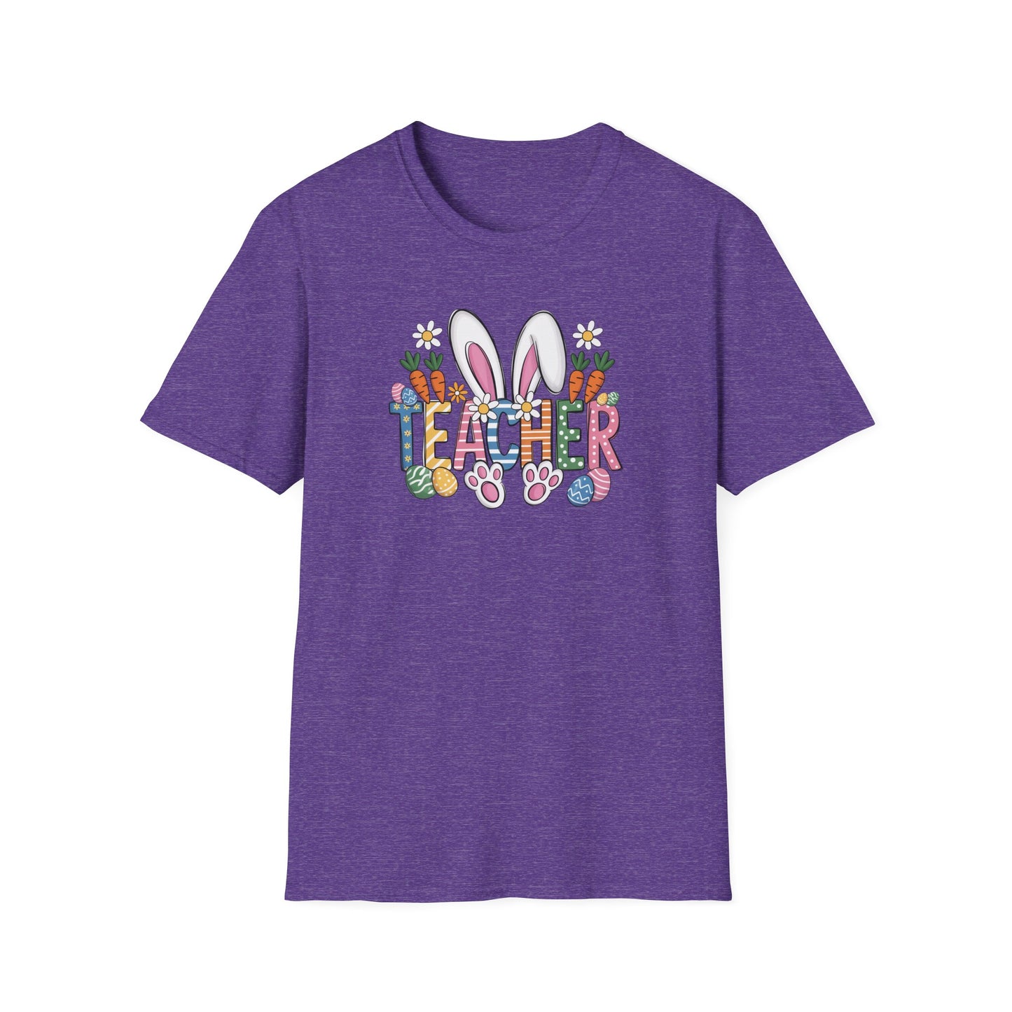 Teacher Easter Shirt, Bunny Ear Teacher T-Shirt, Cute Easter Teacher Gift, Spring School Shirt, Easter Classroom Outfit